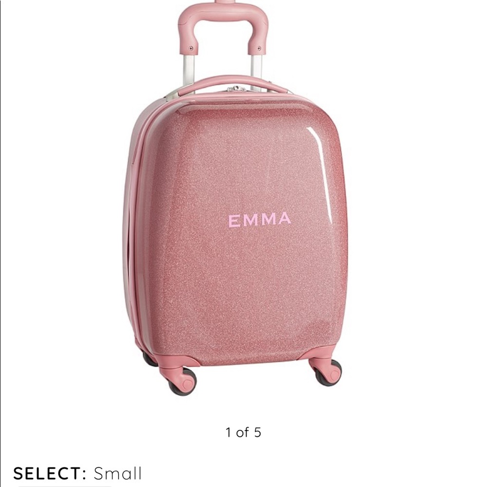 Pottery Barn Kids Small Hardsided rolling spinner luggage